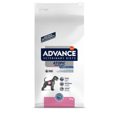 Advance Veterinary Diet Dog Gevoelige Huid Medium / Maxi 12 Kg
